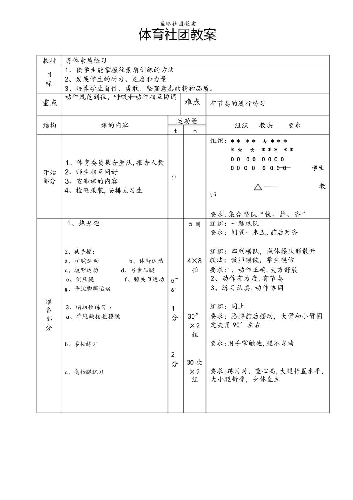 儿童篮球训练计划安排表_0